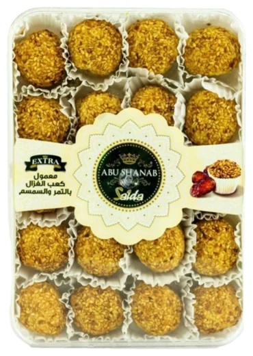 Kaab Ghazal Maamoul with Dates & Sesame